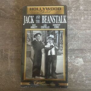 Madacy Entertainment Jack and The Beanstock Bud Abbott Lou‎ Costello VHS NWT